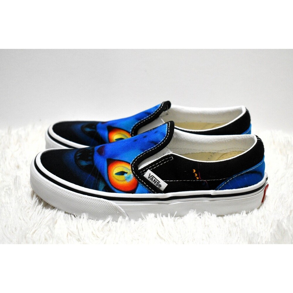 Vans x KPop Demon Hunters Little Kids Classic Slip-On Shoe DERPY Tiger Size 1.5Y
